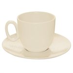 6 Tasses café Modulo Nature Kaolin Guy Degrenne